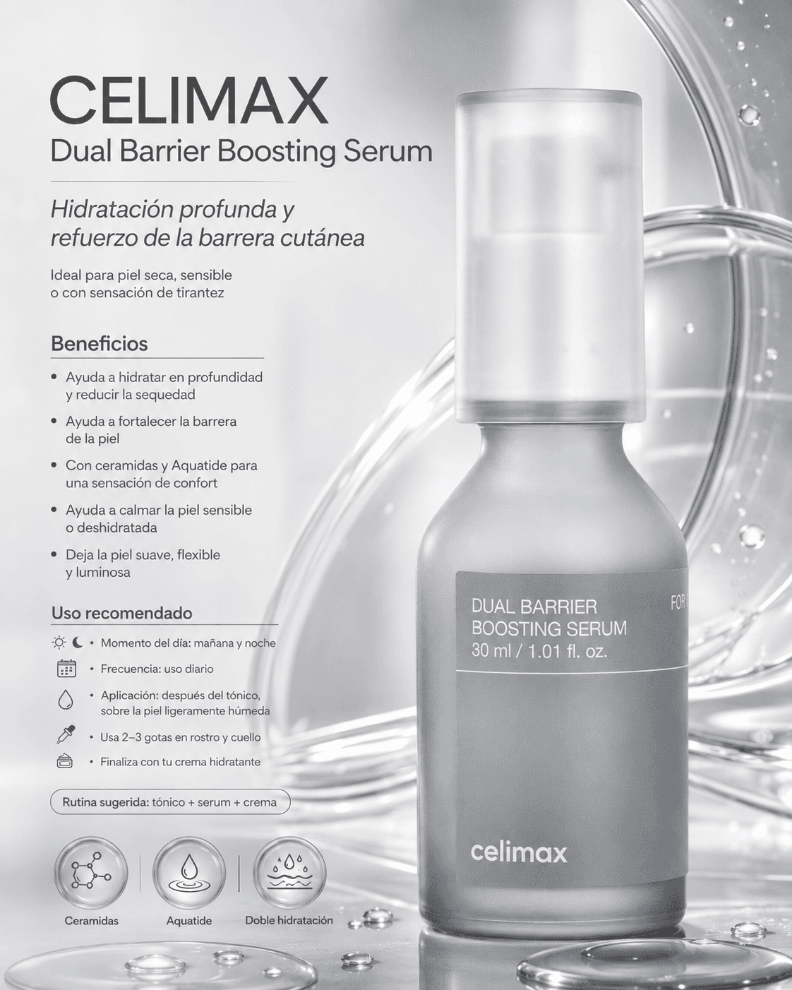 celimax Dual Barrier Boosting Serum de 30 ml