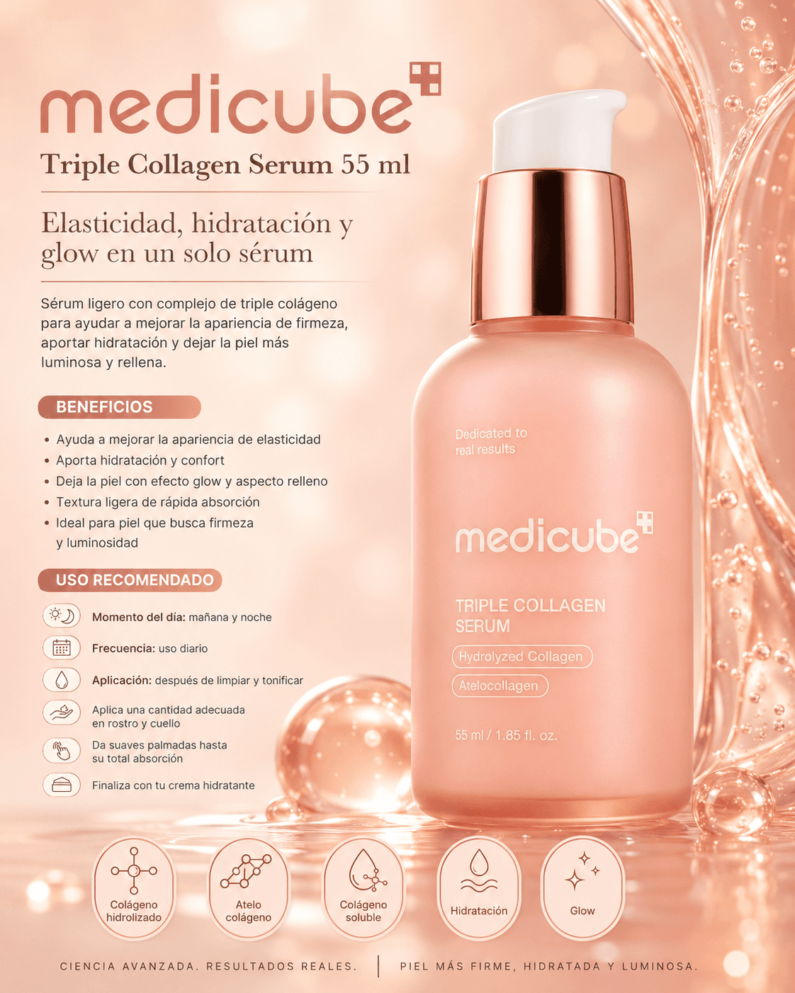MEDICUBE Triple Collagen Serum 4.0 de 55 ml
